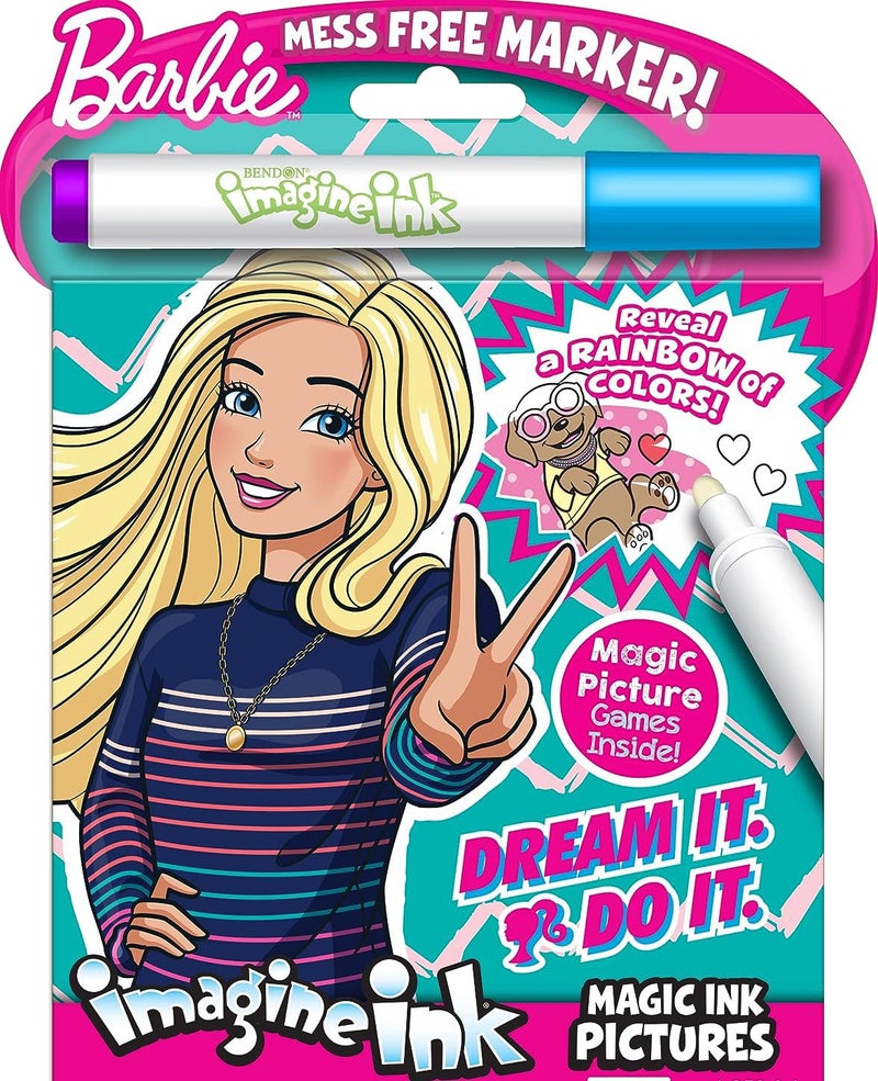 Bendon Barbie Coloring and Activity Book Bundle with Imagine Ink Coloring Book, Stickers and More - Image 3